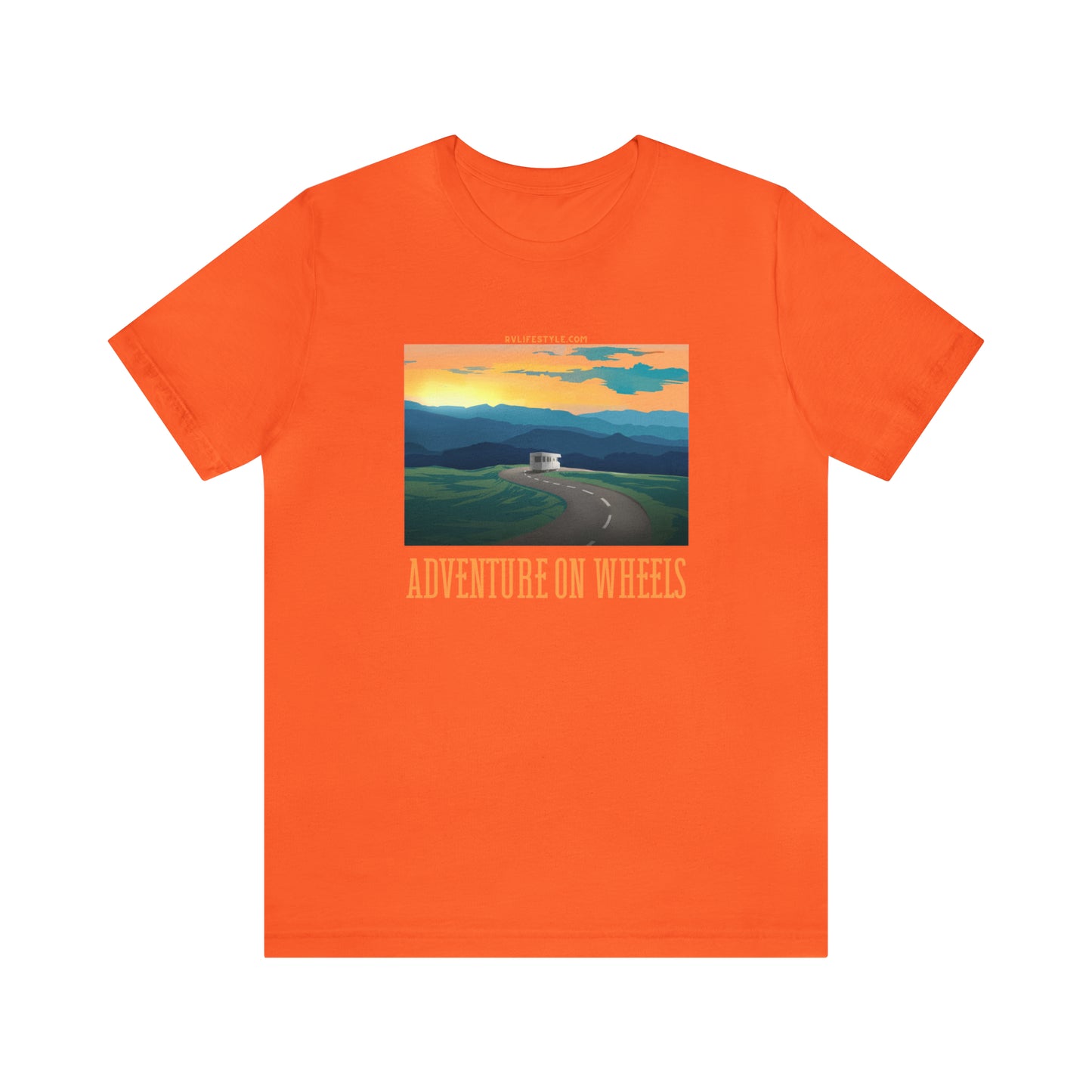 Adventure on Wheels - Unisex Jersey Short Sleeve Tee