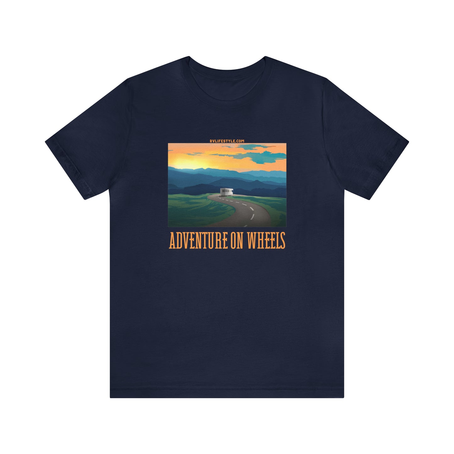 Adventure on Wheels - Unisex Jersey Short Sleeve Tee