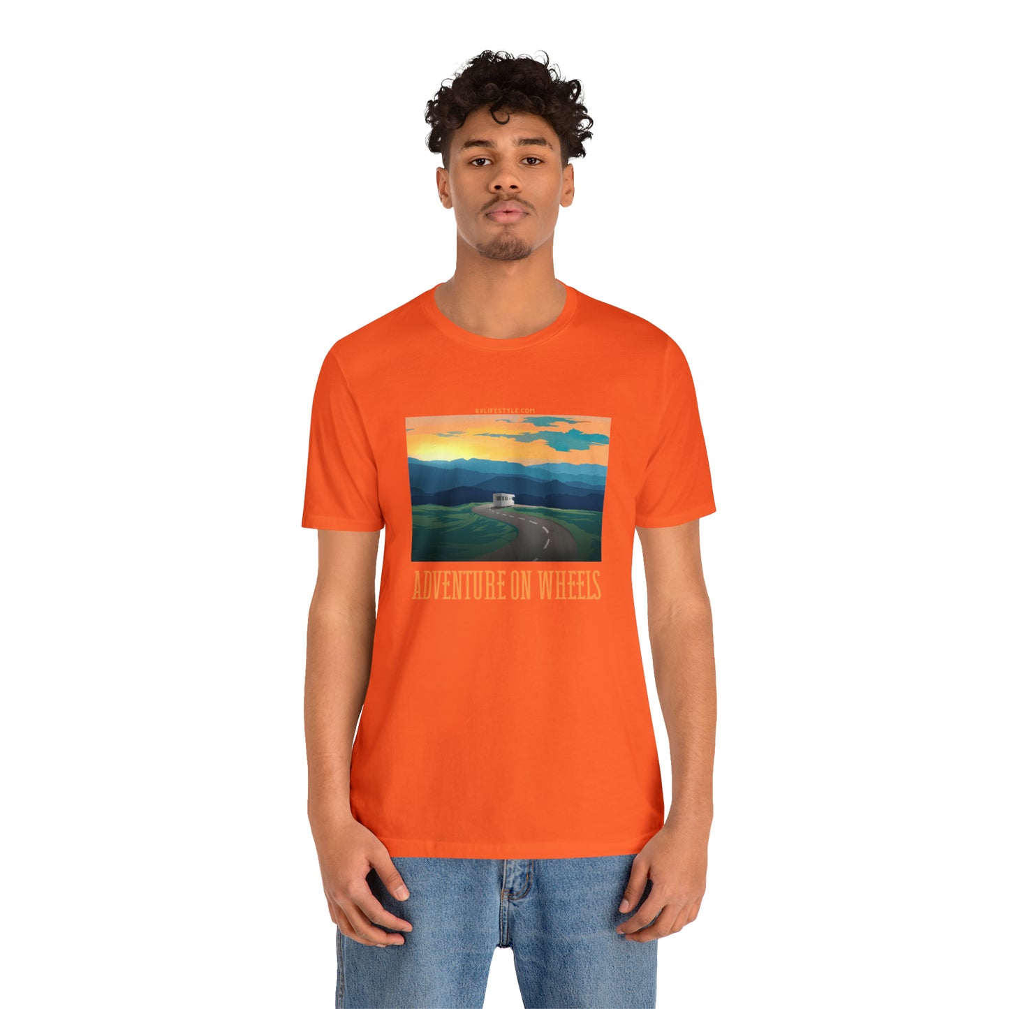 Adventure on Wheels - Unisex Jersey Short Sleeve Tee