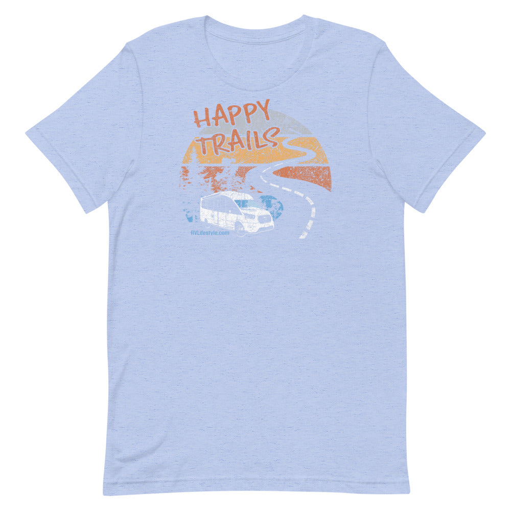 Happy Trails Short-Sleeve Men and Women's T-Shirt