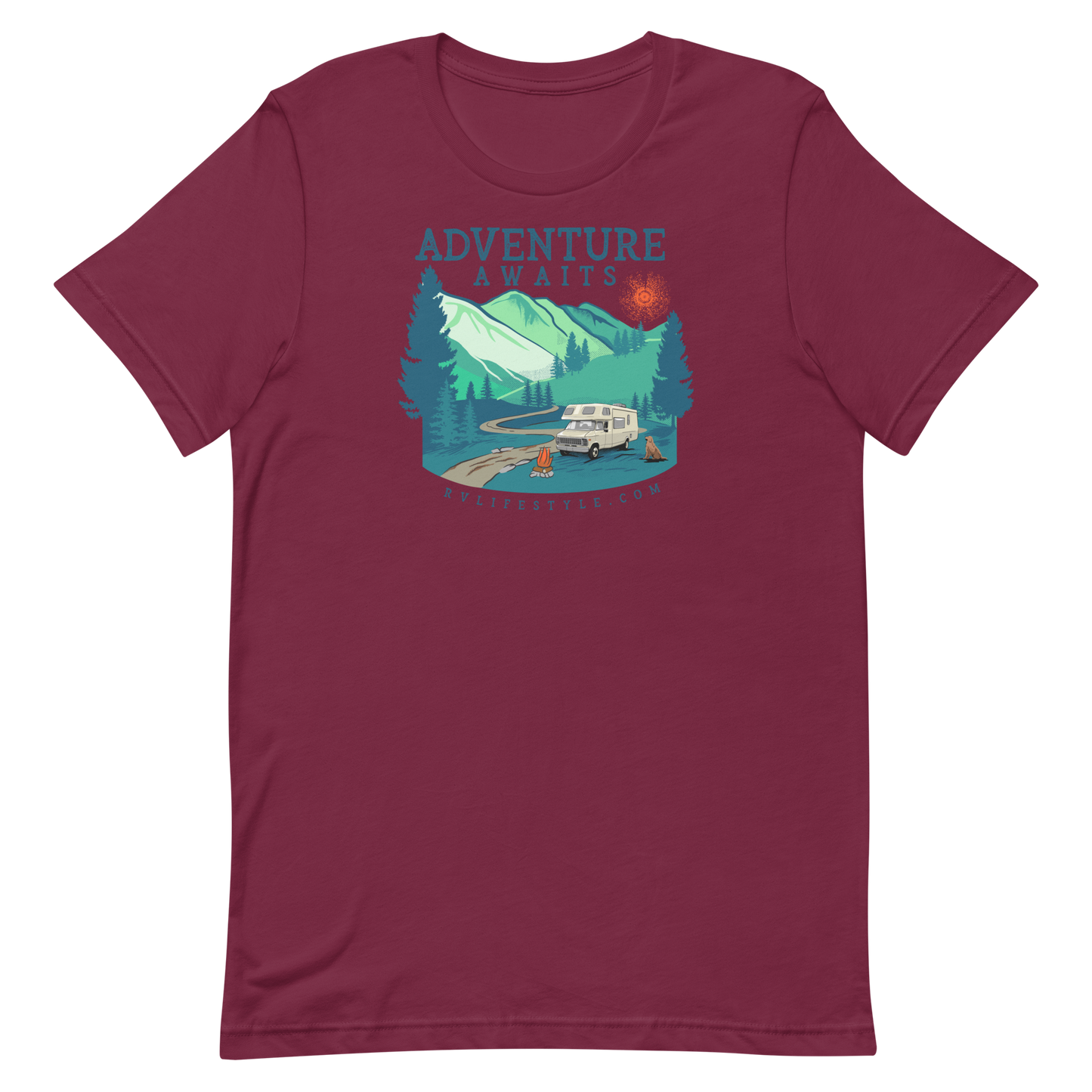 Adventure Awaits - Men and Women's Short-Sleeve T-Shirt