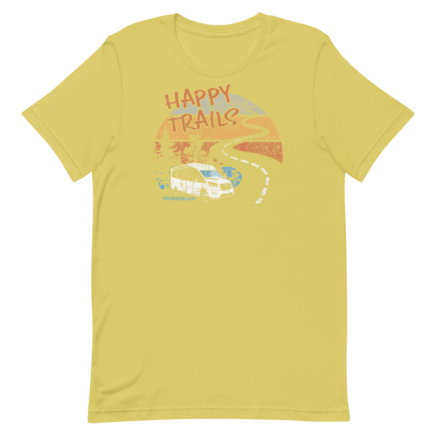 Happy Trails Short-Sleeve Men and Women's T-Shirt