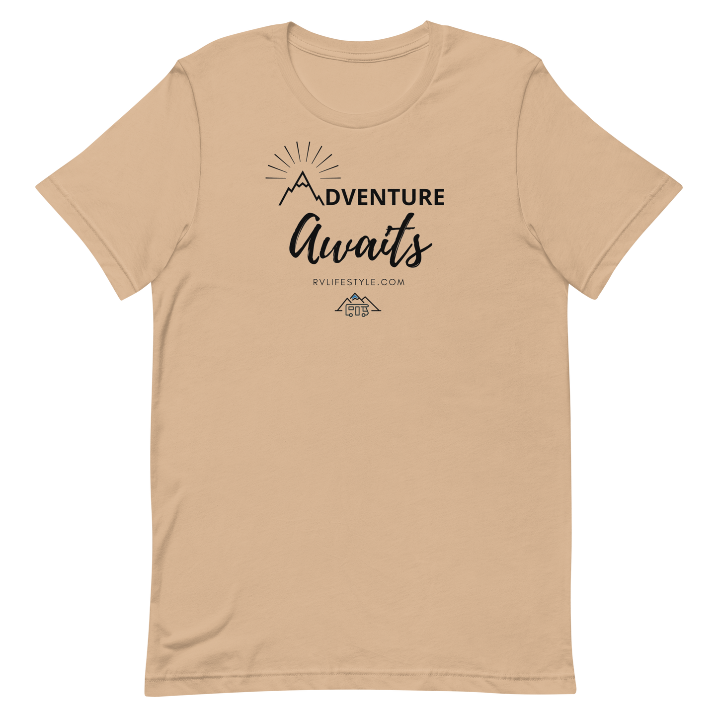 Adventure Awaits - Short-Sleeve Men and Women's T-Shirt
