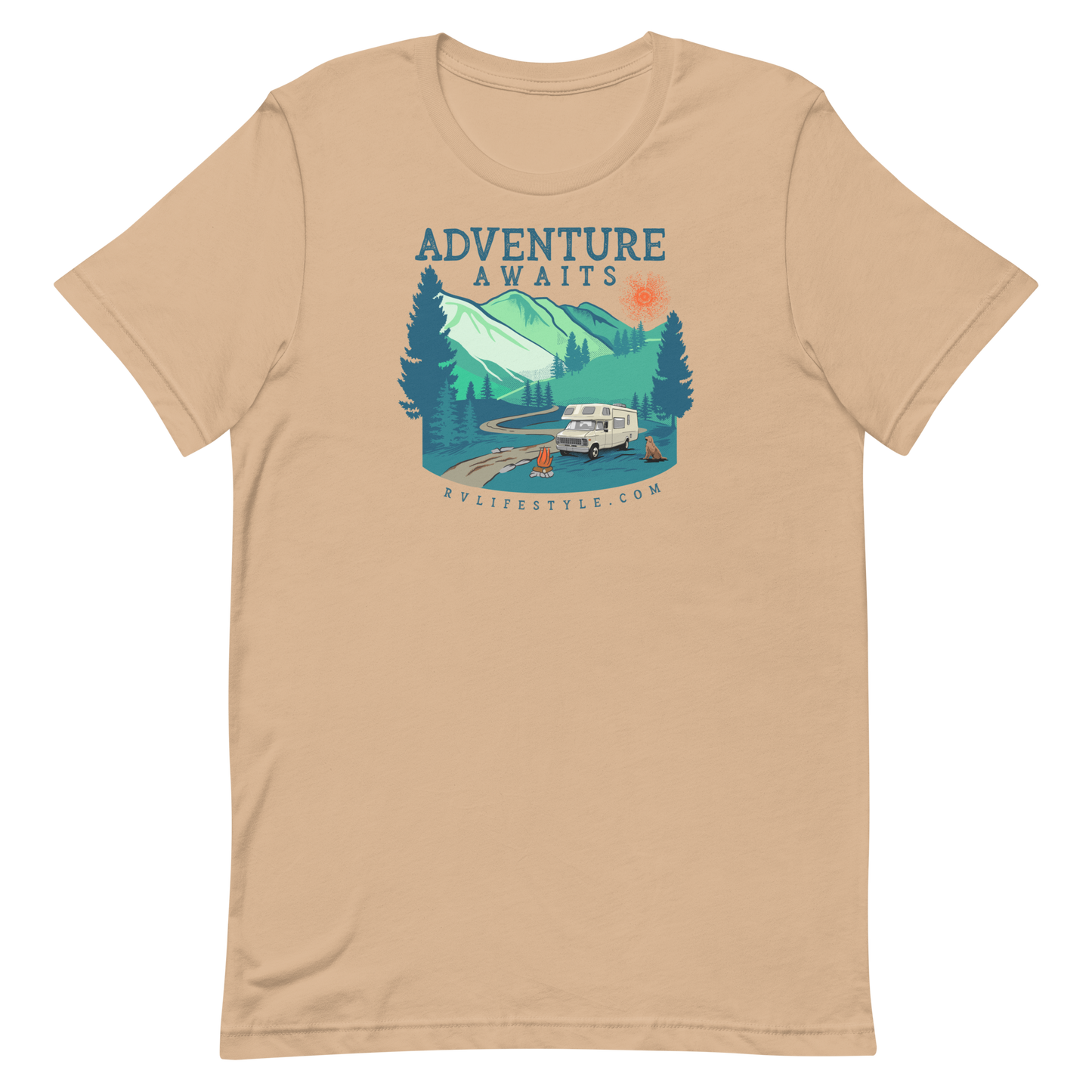 Adventure Awaits - Men and Women's Short-Sleeve T-Shirt