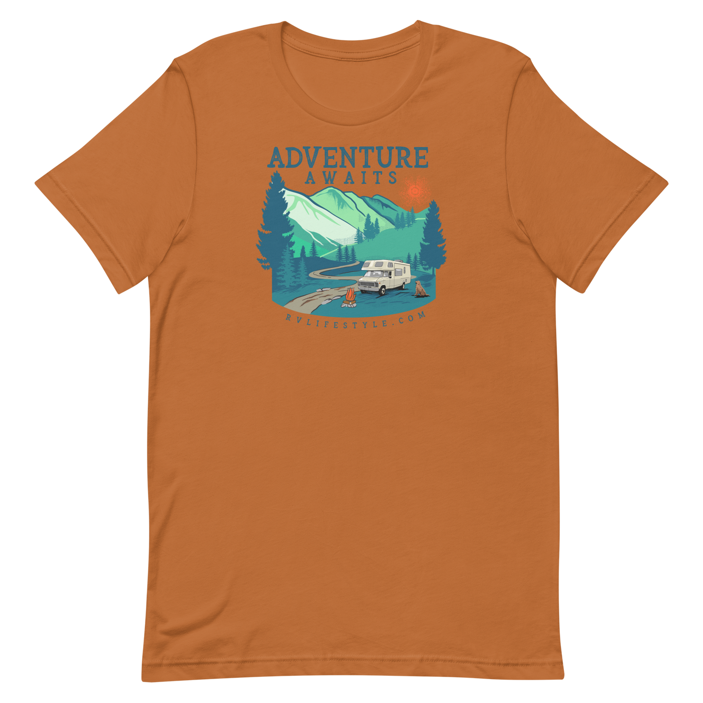 Adventure Awaits - Men and Women's Short-Sleeve T-Shirt