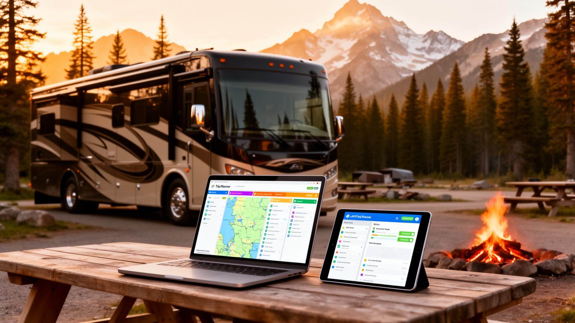 RV Planning Apps and Tools - Trip Planner, Packing List, Budget Tracker | RV Lifestyle