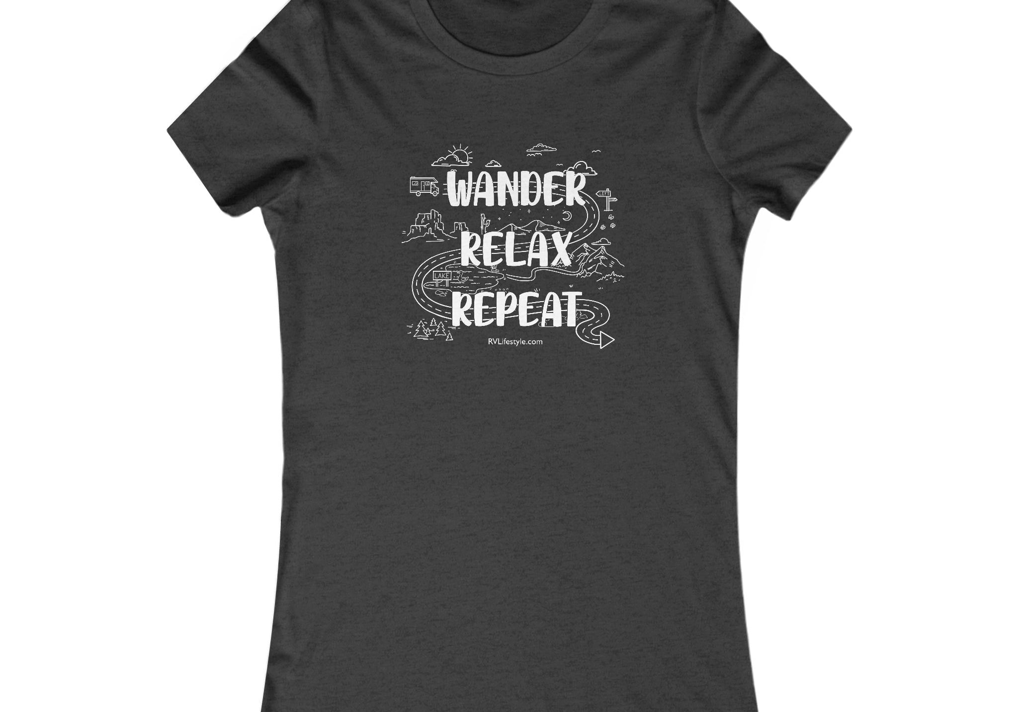 Wander - Relax - Repeat -- Women's Favorite Tee