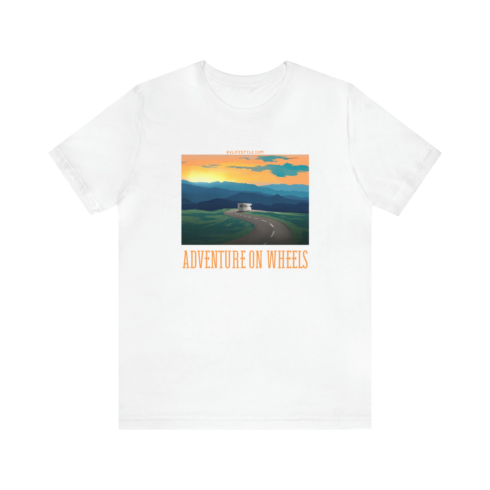 Adventure on Wheels - Unisex Jersey Short Sleeve Tee