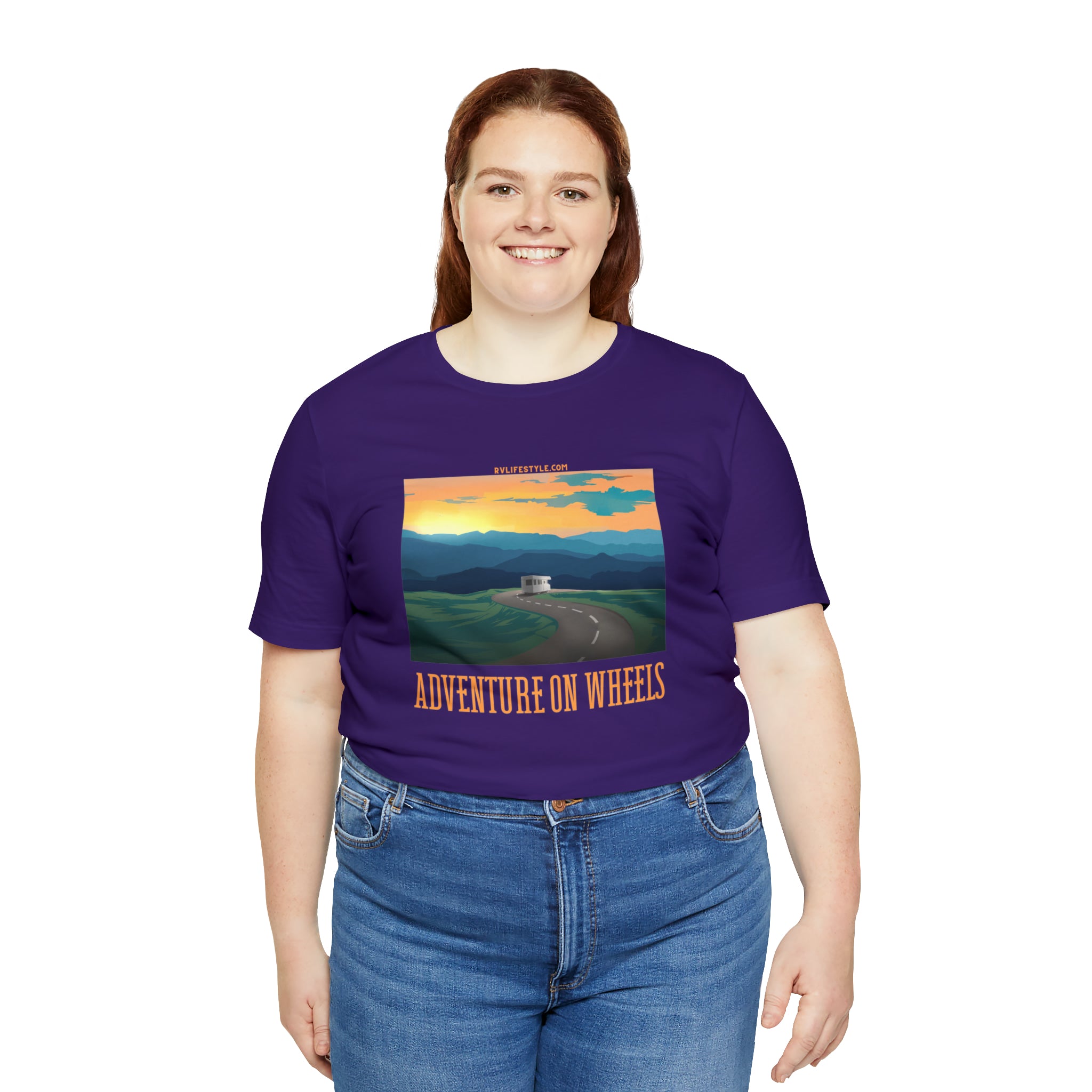 Adventure on Wheels - Unisex Jersey Short Sleeve Tee