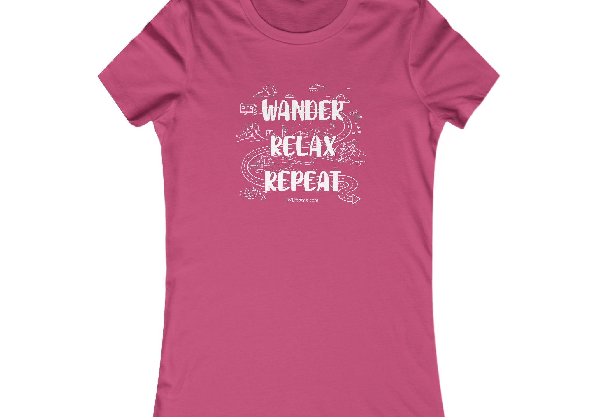 Wander - Relax - Repeat -- Women's Favorite Tee