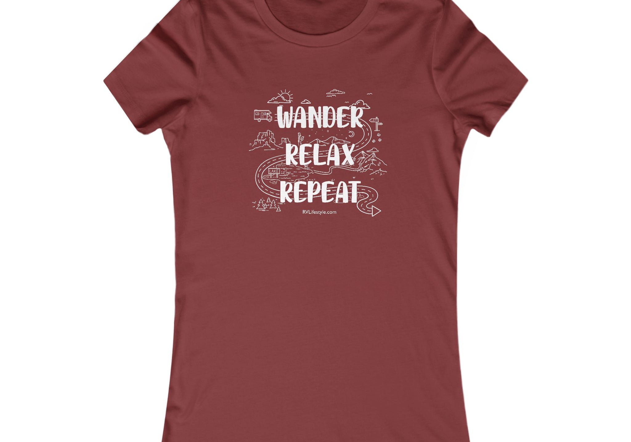 Wander - Relax - Repeat -- Women's Favorite Tee