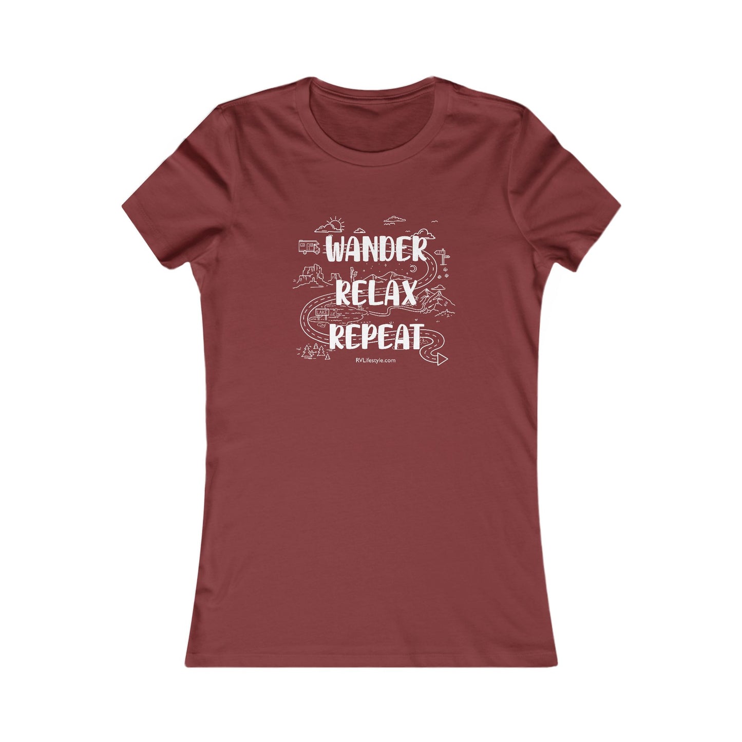 Wander - Relax - Repeat -- Women's Favorite Tee