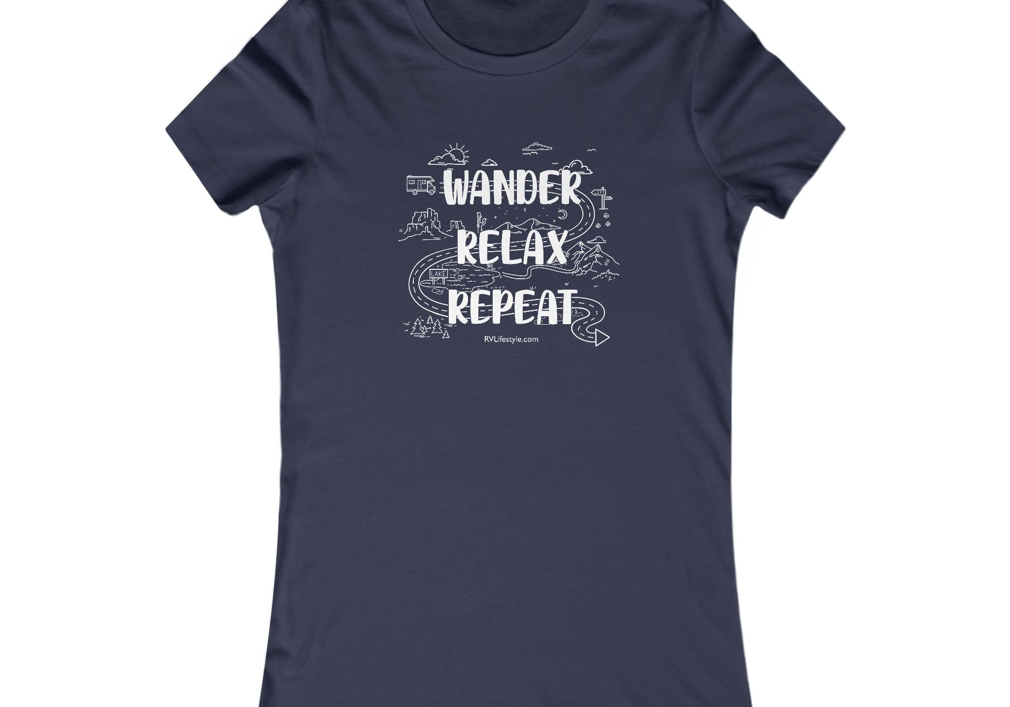Wander - Relax - Repeat -- Women's Favorite Tee