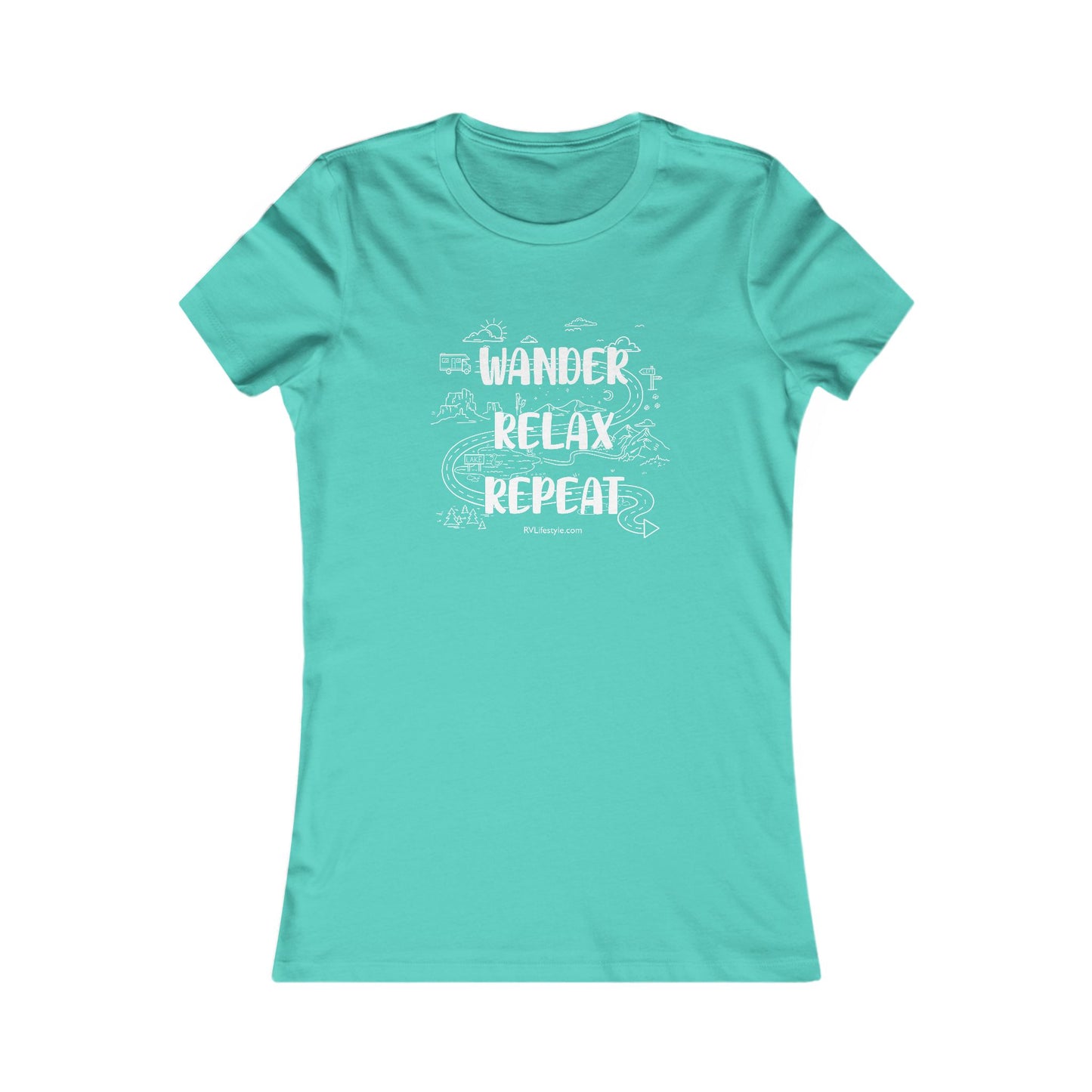 Wander - Relax - Repeat -- Women's Favorite Tee