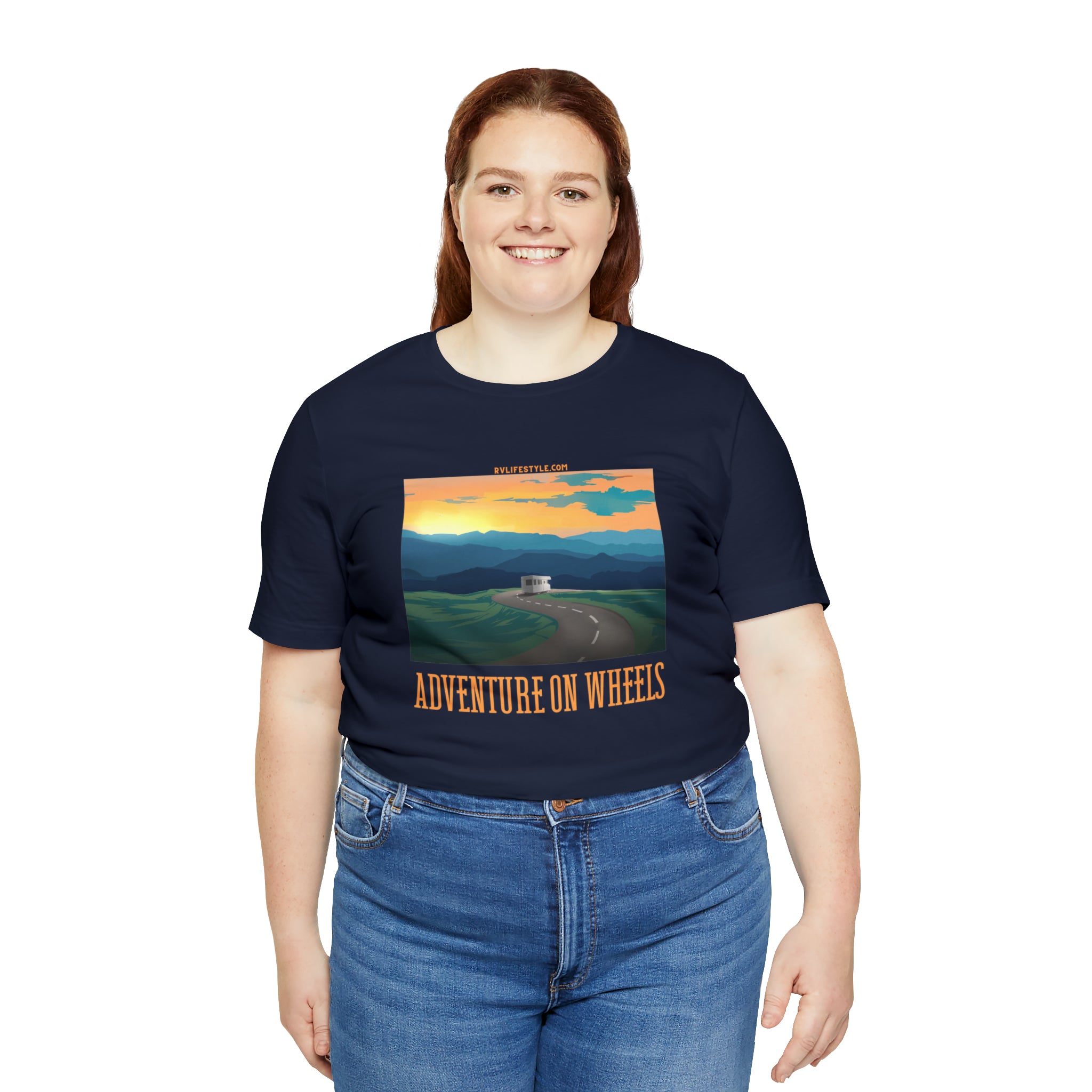 Adventure on Wheels - Unisex Jersey Short Sleeve Tee