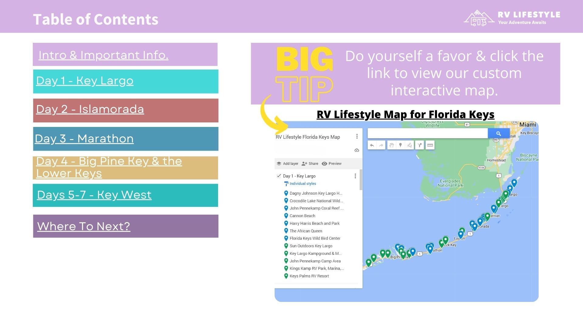 Florida Keys RV Adventure Guide