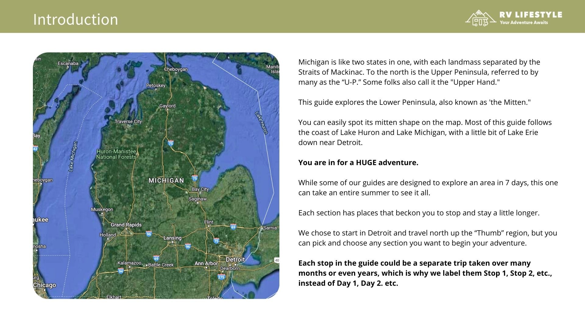 Michigan's Lower Peninsula 7-Stop Adventure Guide