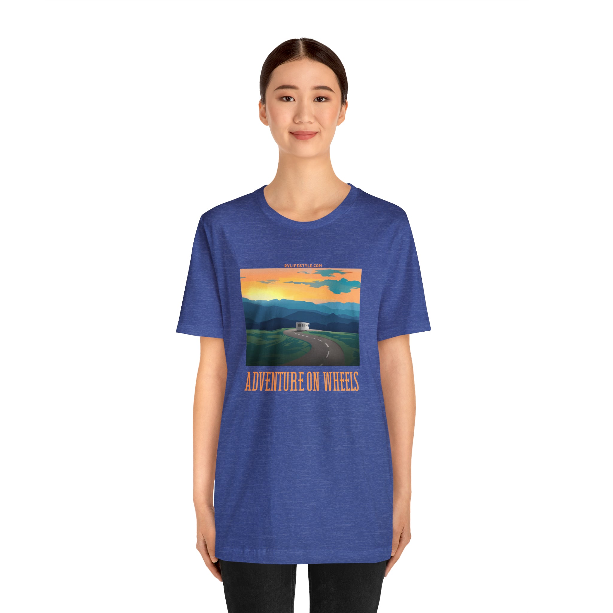Adventure on Wheels - Unisex Jersey Short Sleeve Tee
