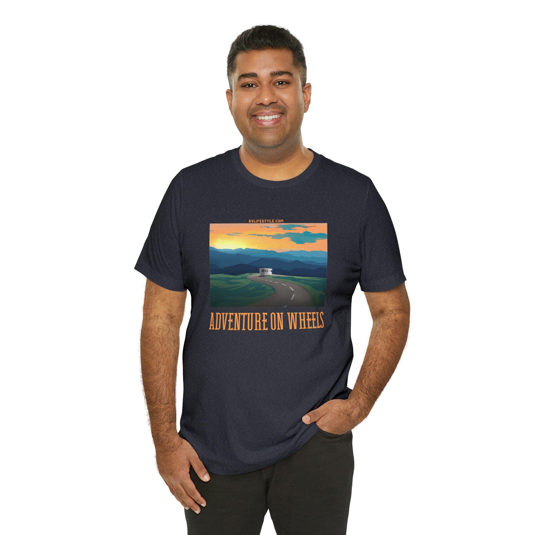 Adventure on Wheels - Unisex Jersey Short Sleeve Tee