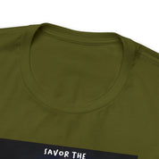 Savor the Adventure - Unisex Jersey Short Sleeve Tee