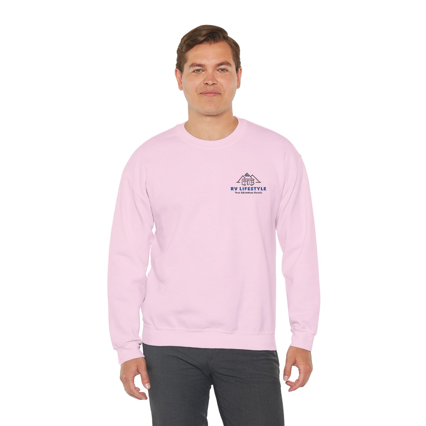 RV Lifestyle Logo Unisex Crewneck Sweatshirt