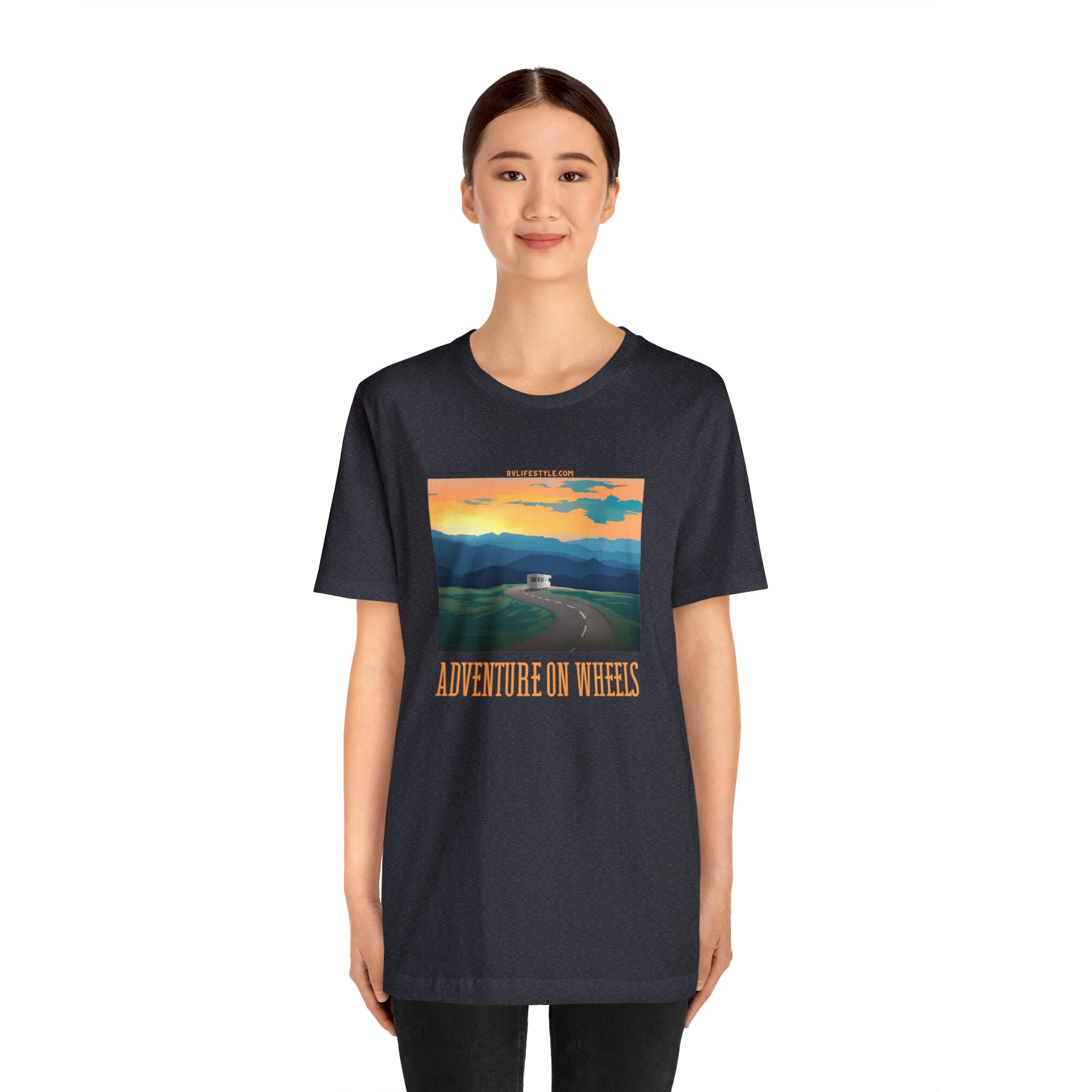 Adventure on Wheels - Unisex Jersey Short Sleeve Tee