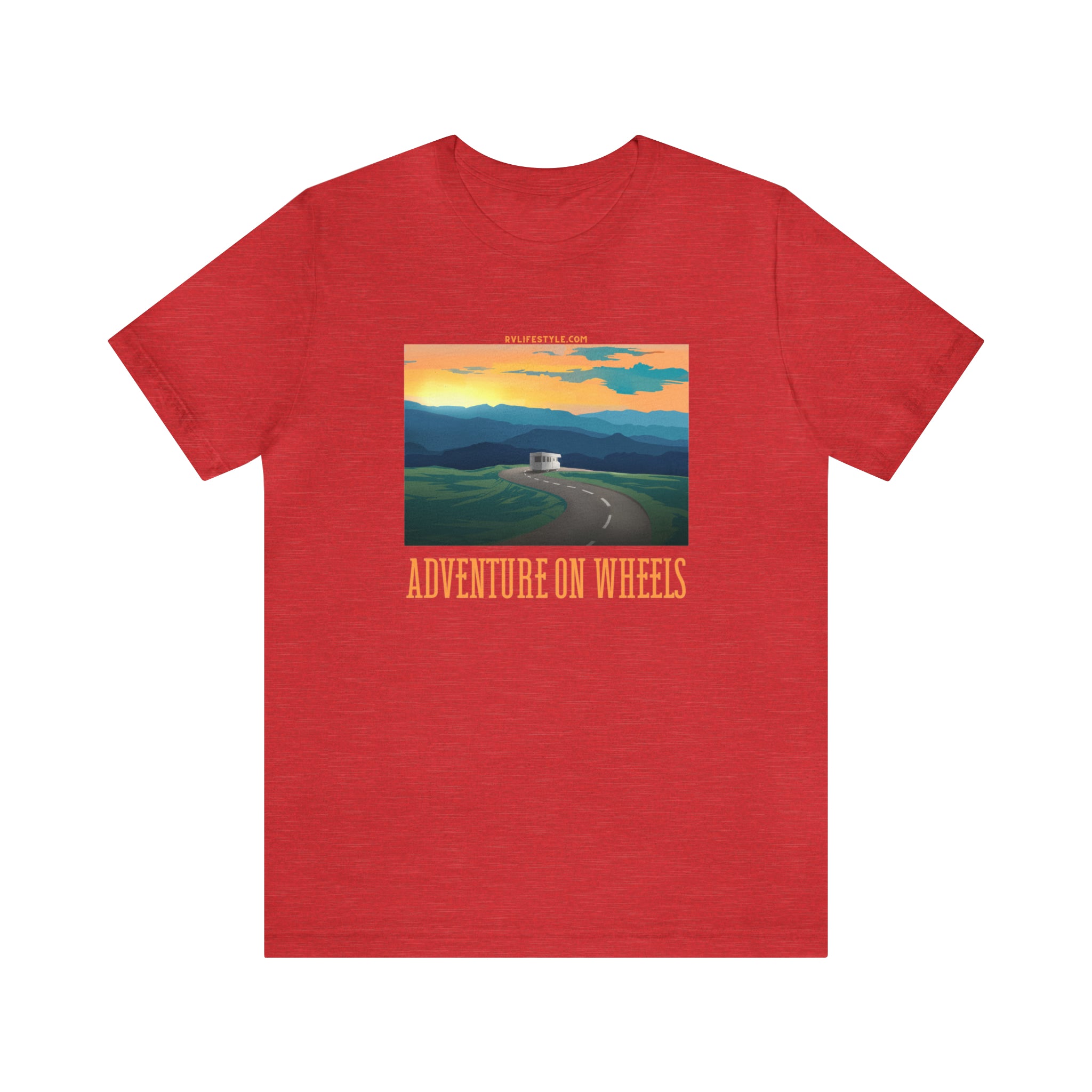Adventure on Wheels - Unisex Jersey Short Sleeve Tee