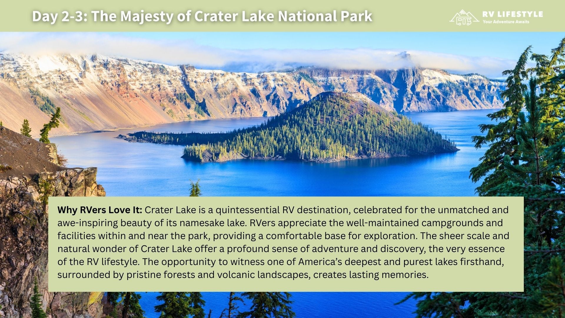 Pacific Northwest Tour RV Adventure Guide