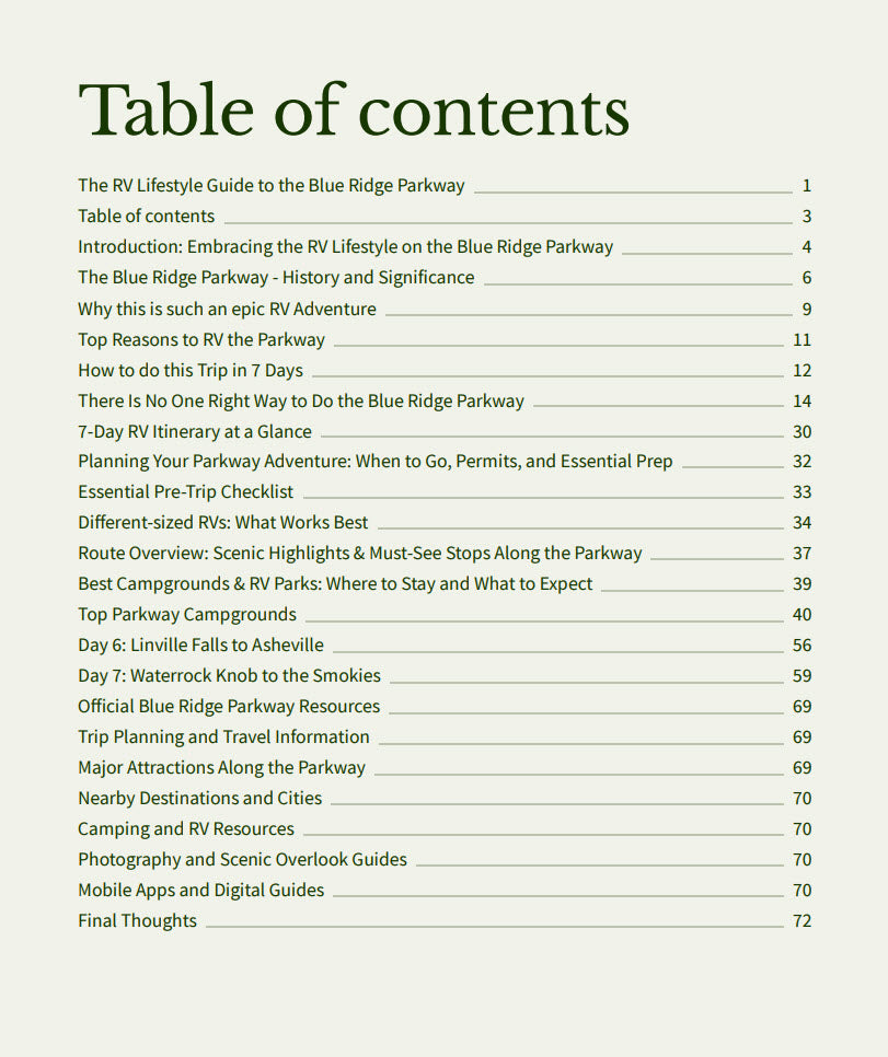 The RV Lifestyle Guide to the Blue Ridge Parkway