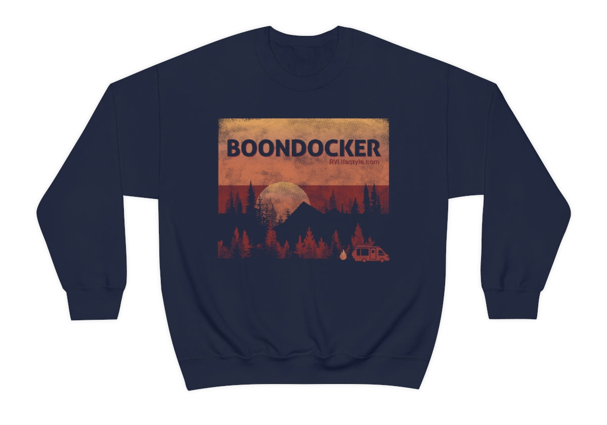 Boondocker Unisex Heavy Blend™ Crewneck Sweatshirt - Black, forest Green, Dark Heather, Navy