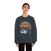 Happy Trails Unisex Heavy Blend™ Crewneck Sweatshirt - Black, Forest Green, Dark Heather, Navy