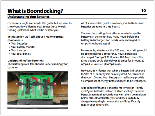 Special Offer - [Ebook] The Beginner's Guide to Boondocking