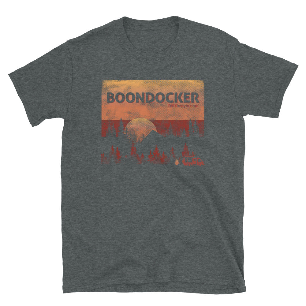 Boondocker Men and Women's Short-Sleeve T-Shirt - Black, Navy, Dark Heather