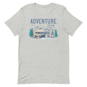 Adventure Awaits - Short-Sleeve Men and Women's T-Shirt