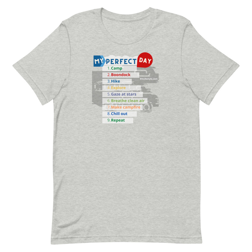 My Perfect Day Short-Sleeve Men and Women T-Shirt