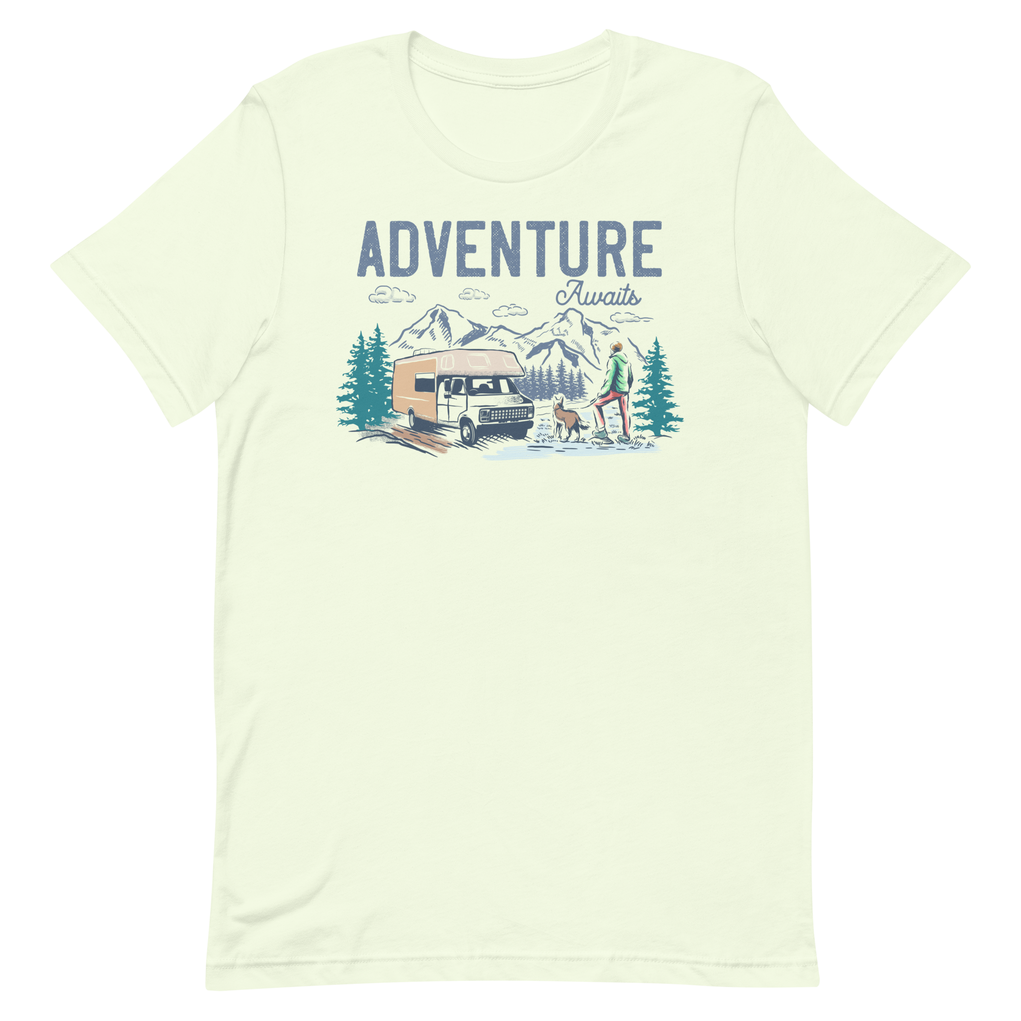 Adventure Awaits - Short-Sleeve Men and Women's T-Shirt