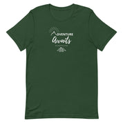 Adventure Awaits - Short-Sleeve Men and Women's T-Shirt