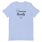 Adventure Awaits - Short-Sleeve Men and Women's T-Shirt