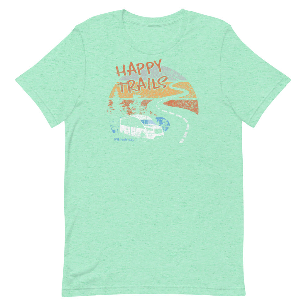 Happy Trails Short-Sleeve Men and Women's T-Shirt