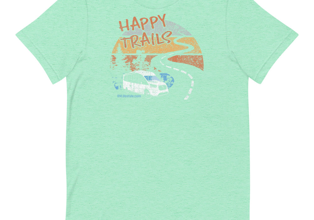 Happy Trails Short-Sleeve Men and Women's T-Shirt
