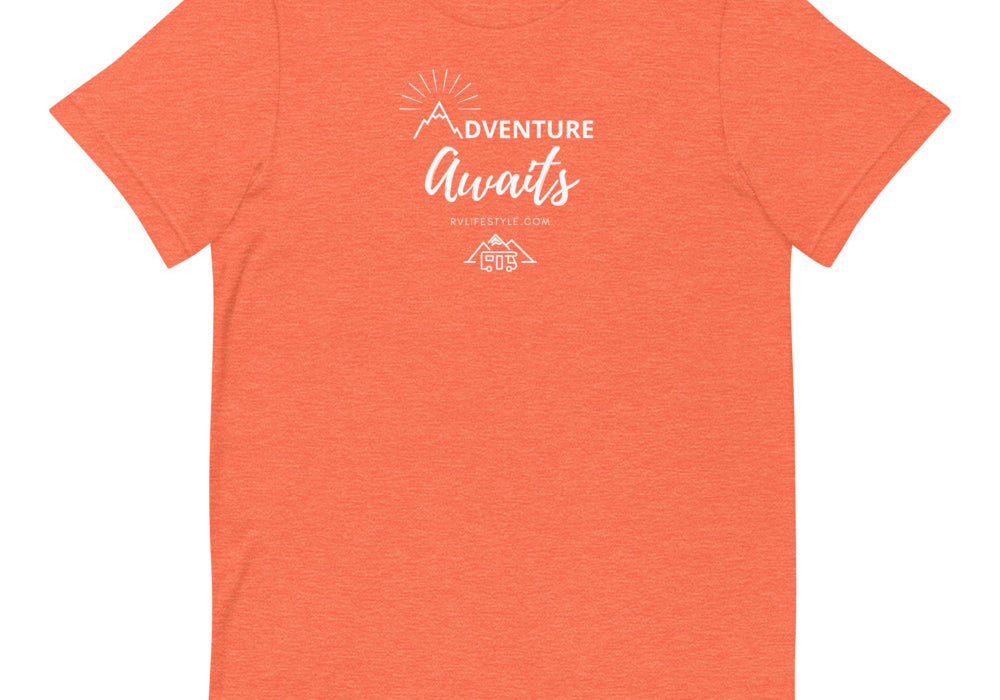 Adventure Awaits - Short-Sleeve Men and Women's T-Shirt