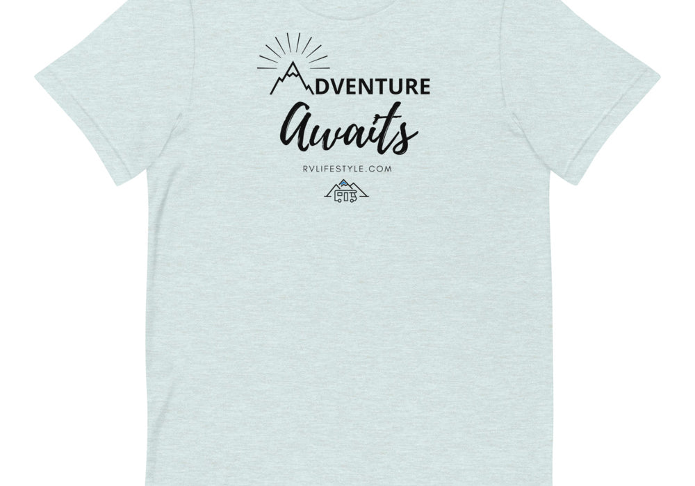 Adventure Awaits - Short-Sleeve Men and Women's T-Shirt
