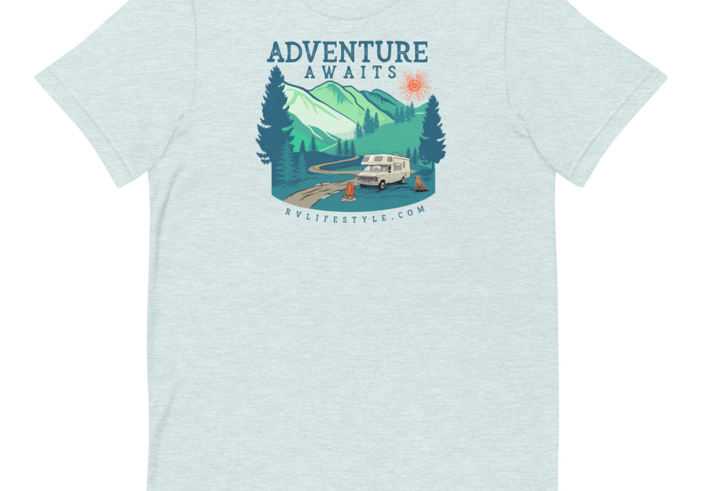 Adventure Awaits - Men and Women's Short-Sleeve T-Shirt
