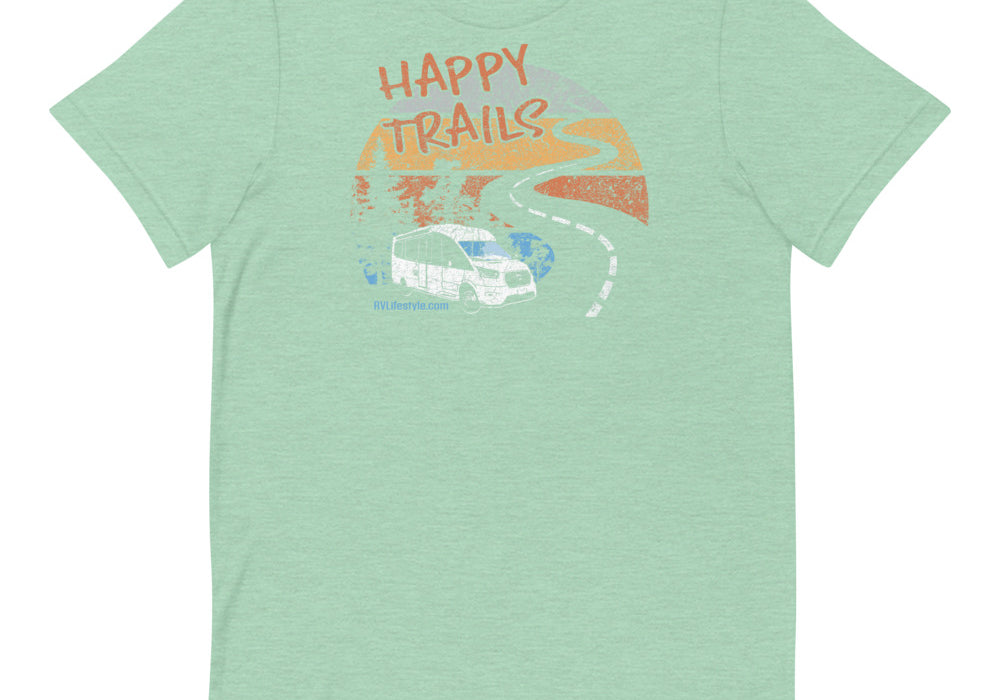Happy Trails Short-Sleeve Men and Women's T-Shirt