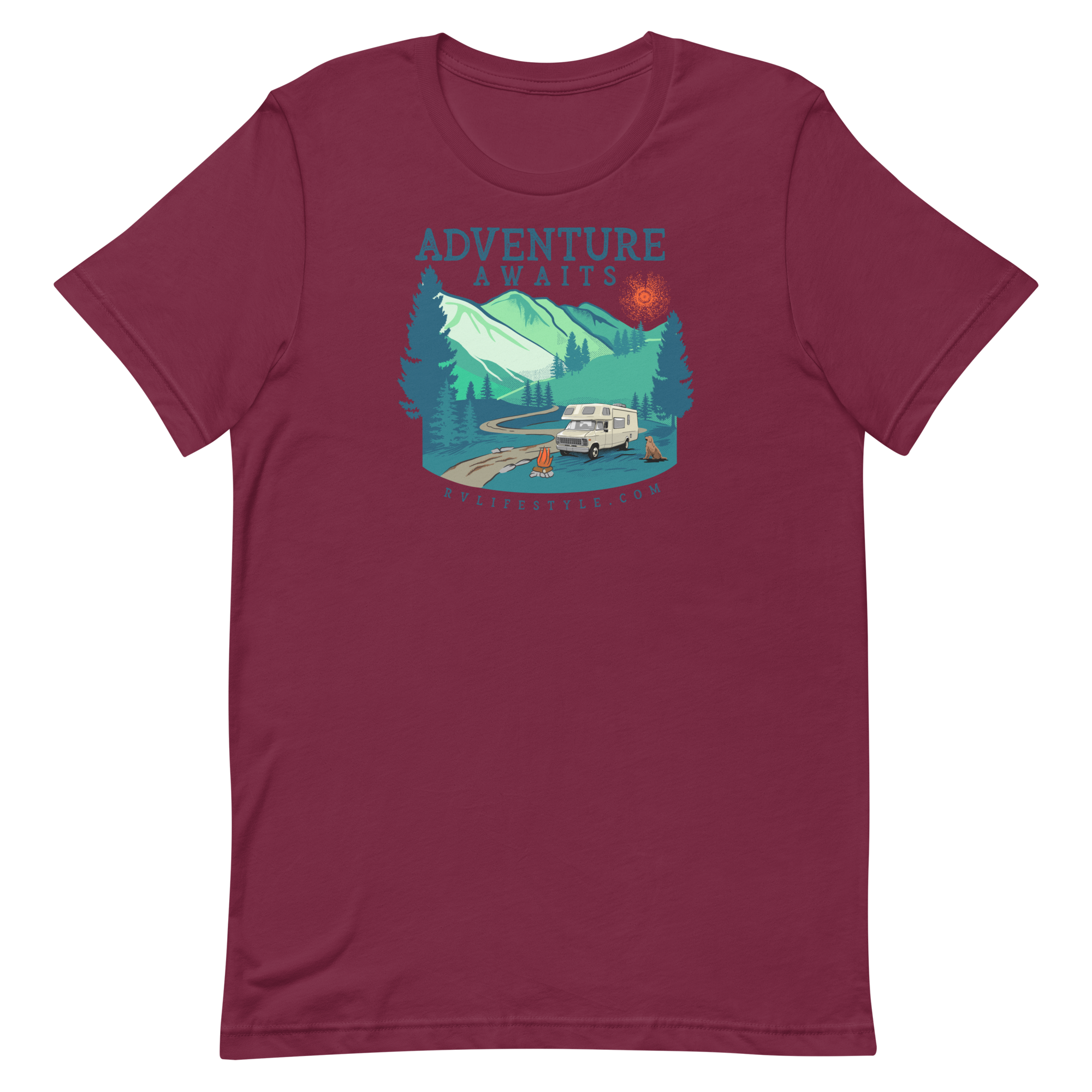 Adventure Awaits - Men and Women's Short-Sleeve T-Shirt