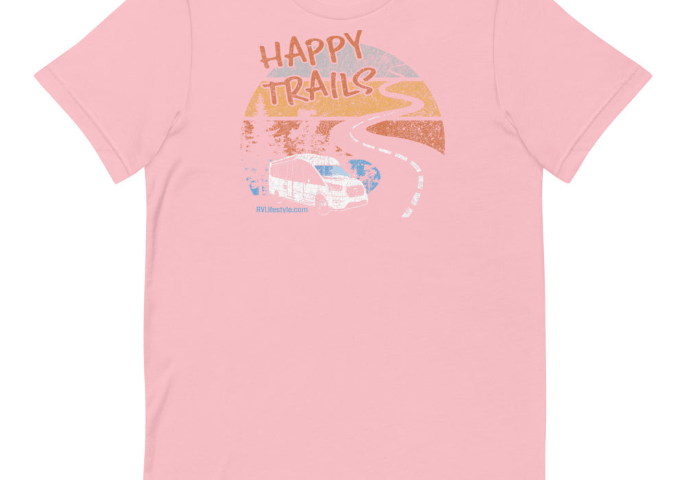 Happy Trails Short-Sleeve Men and Women's T-Shirt