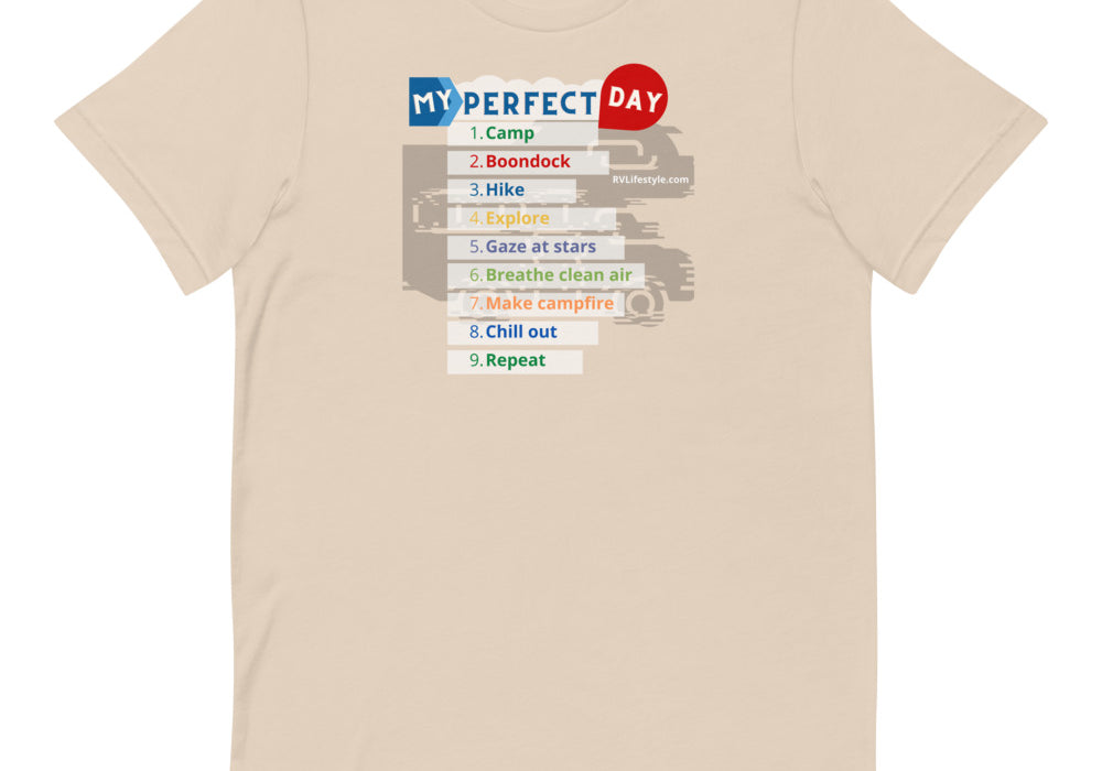 My Perfect Day Short-Sleeve Men and Women T-Shirt