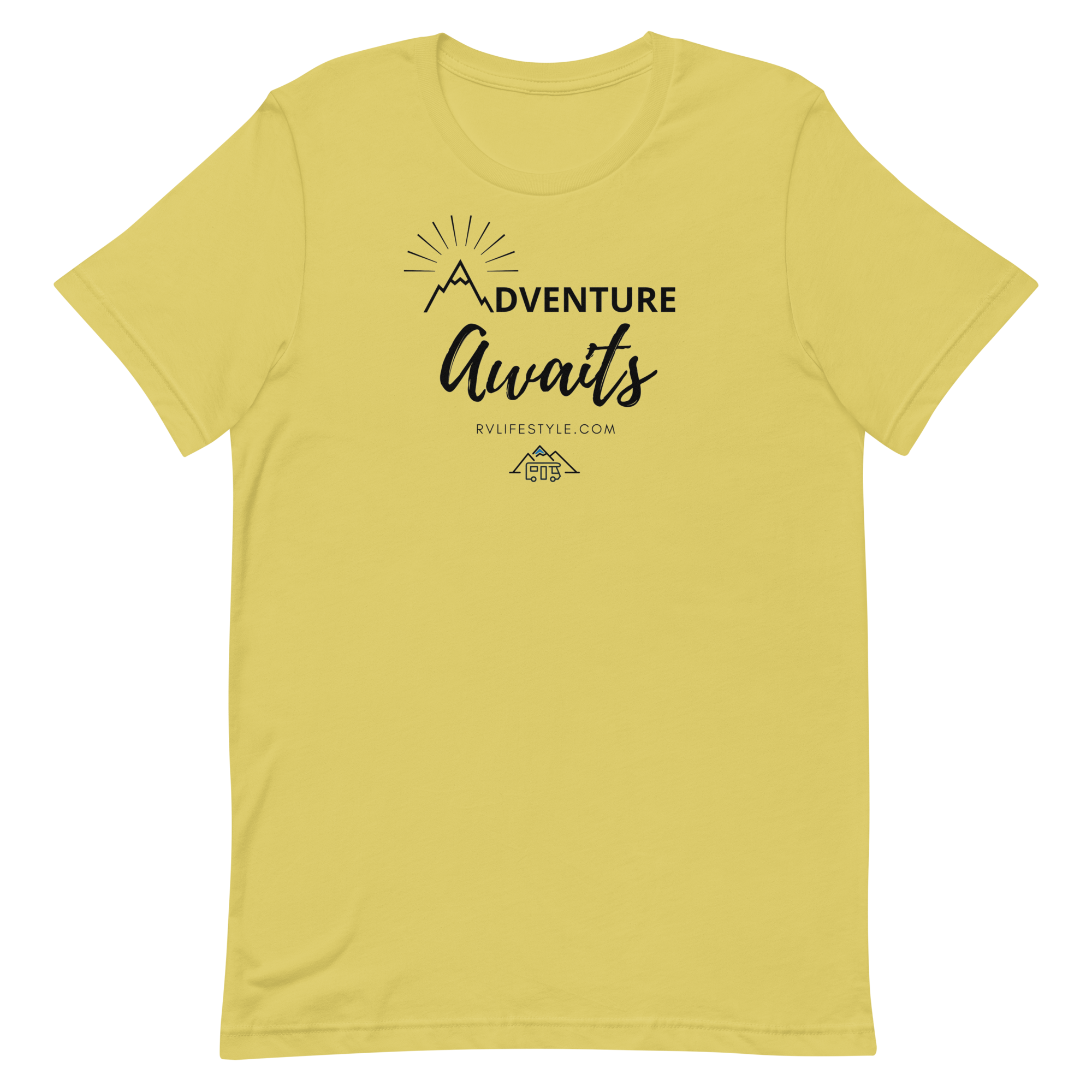 Adventure Awaits - Short-Sleeve Men and Women's T-Shirt