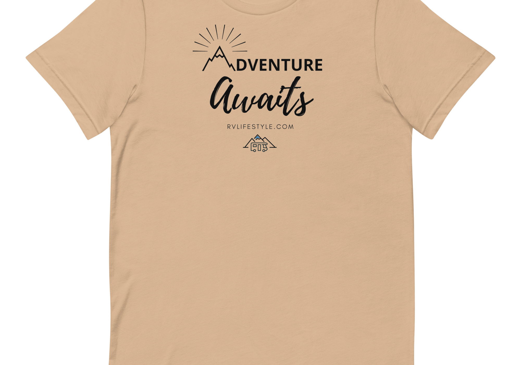 Adventure Awaits - Short-Sleeve Men and Women's T-Shirt