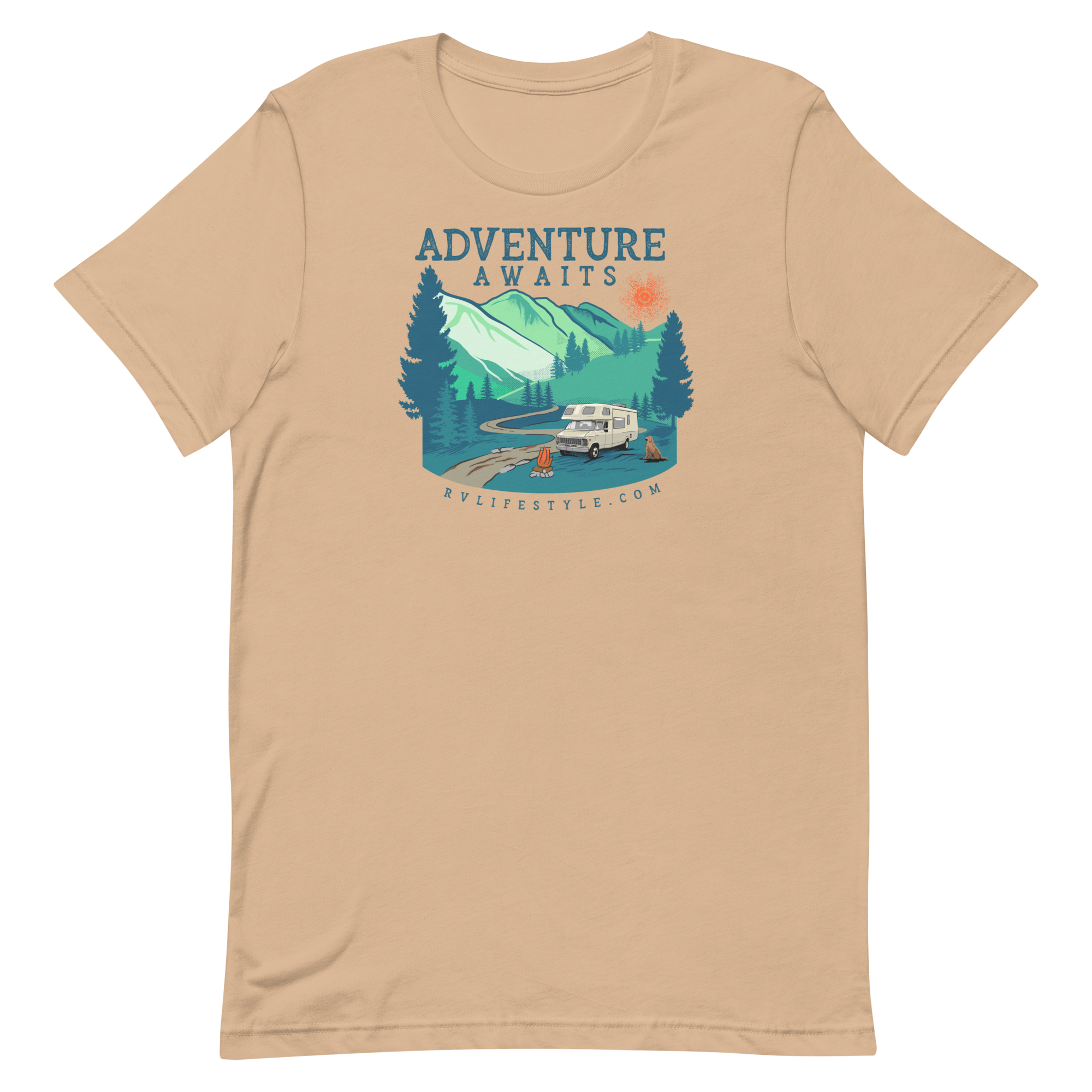 Adventure Awaits - Men and Women's Short-Sleeve T-Shirt